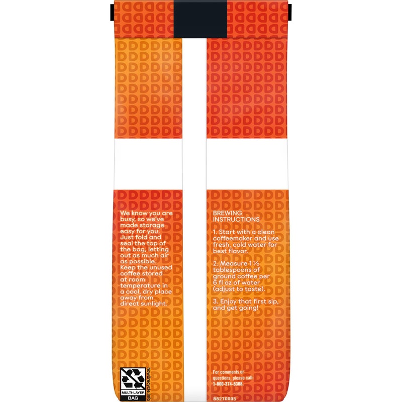 Dunkin' Ground Coffee, Dark Roast, 11 Ounce (Pack of 1) - Image 2